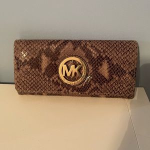 Michael Kors Snakeskin Wallet
